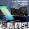 For Samsung Galaxy A06 5G Case TPU + PC Phone Cover with Kickstand , Slide Lens Window