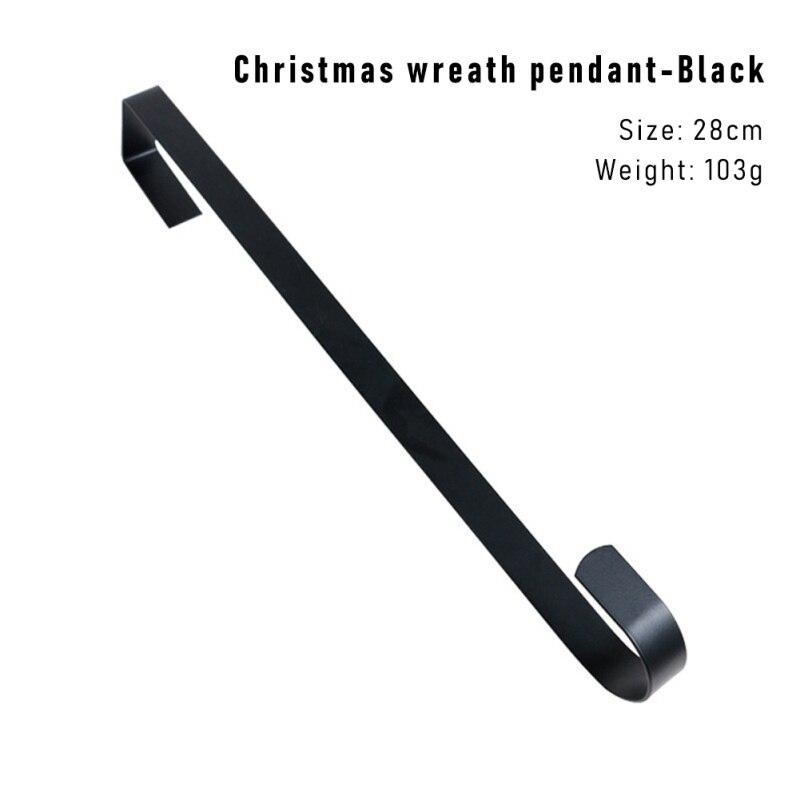 

Серебристый окрашенный крючок для венка Рождественский декор Рождественские крючки для венка Крючки для подвешивания венка на дверь Прочный долговечный держатель