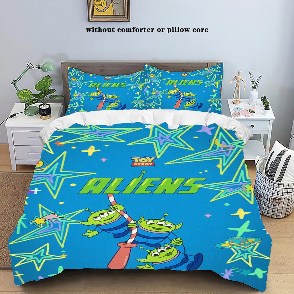 New Design Toy Story Bedding Sets Buzz Lightyear Woody Comforter Cover Bed Cover Duvet Cover Pillow Case 2-3 Pieces Sets
