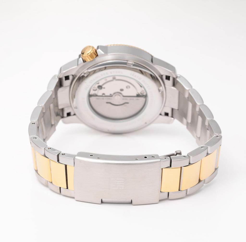 Z krzyżem zegarka SSBLGD [Salvatore Marra] Męski zegarek naręczny, automatyczny, stylowy, wodoodporny, analogowy, [przedmiot]