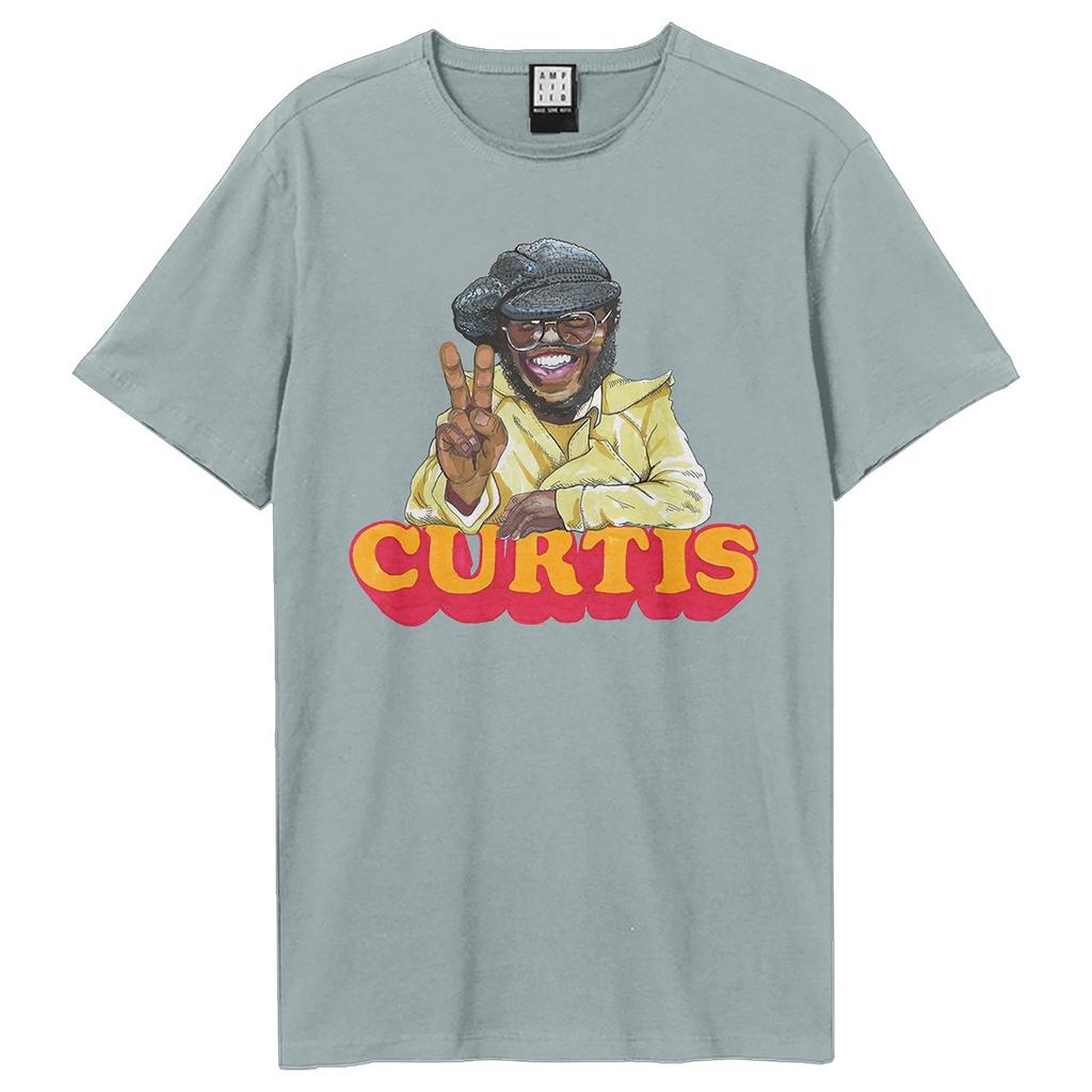 Amplified Unisex Adult Peace Curtis Mayfield T-Shirt