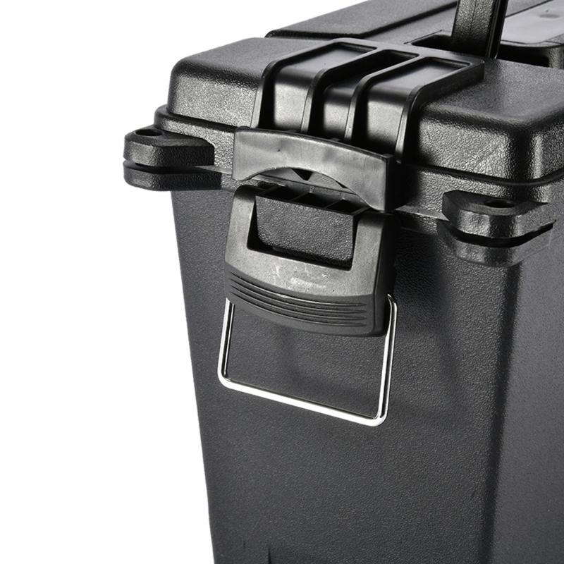 Waterproof Fishing Tackle Storage Box With Security Lock Heavy Duty Organizers For Outdoor Angling Tool And Equipment