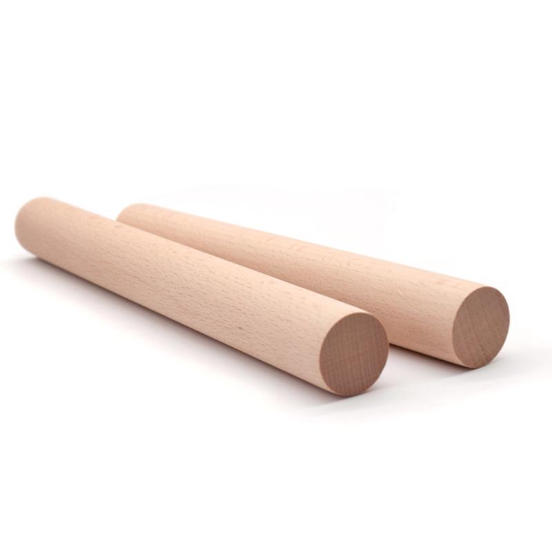 Beech Wood Clothes Drying Rods - 2.0 & 2.2 Round Sticks and Handles