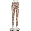 European & American Style Leopard Print High Waist Stirrup Leggings - Slim & Sexy