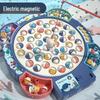 Children's Electric Magnetic Fishing Toy - Educational, Music, Rotating Plate for Early Learning