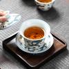 Hand-Painted Dragon Ceramic Gaiwan Tea Set