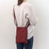 BRILLIANT COLORS Smartphone Made in Small Sacoche Pouch, Women's, Shoulder/Crossbody, Canvas, Vertical, Japan, (Wine)