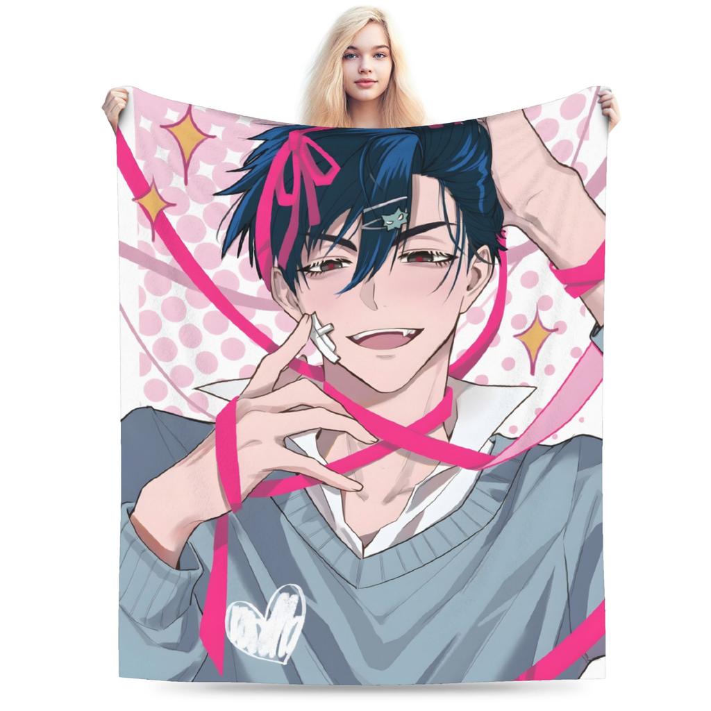 Alien Stage Anime Blankets Fleece Autumn/Winter Multifunction Lightweight Throw Blanket for Bedding Car Plush Thin Quilt