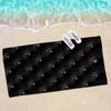 Black Matte Big Microfiber Beach Towels Quick Dry Towel Sand Beach Towels Pool Towel for Travel Swim Pool Yoga