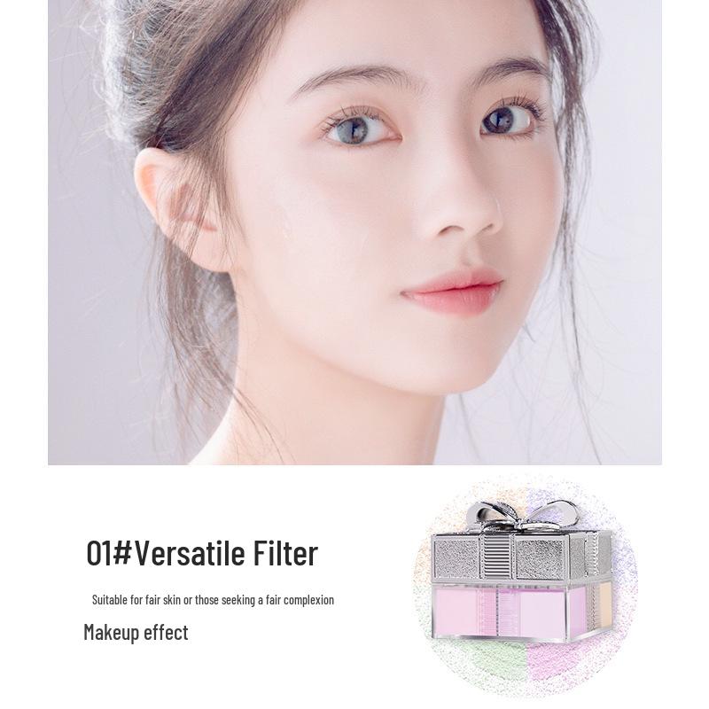 

Baxi Bowknot Матовый Стойкий Консилер с Контролем Жирности Рассыпчатая Пудра - Натуральный Нюдовый Макияж для Закрепления 10g