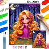 Rapunzel Pumpkin Forest Oil Painting Art Handmade Painting Kit Handmade Home Decoration Birthday Gift