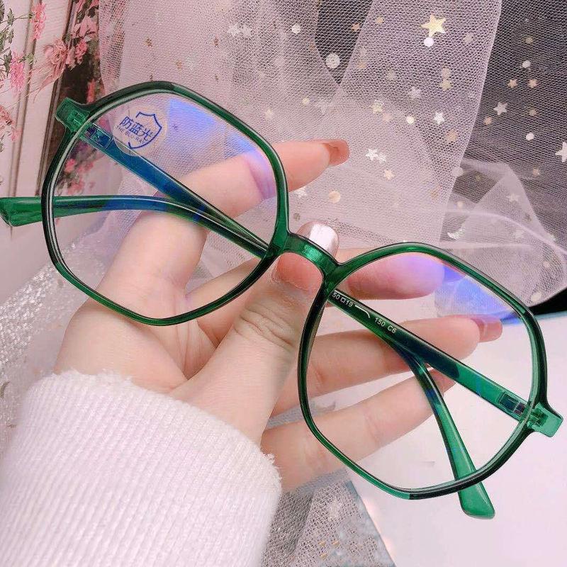 

Модные женские и мужские очки для чтения в овальной оправе с защитой от синего света, компьютерные очки для чтения, пресбиопии и дальнозоркости + 1,0 ~ + 4,0 +2.5 прозрачный/зелёный