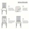 High Quality Elastic Spandex Chair Slipcovers Flexible Stretch for Dining Office Weddings Banquets Hotels for Restaurants