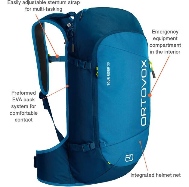 Backpack Ortovox Tour Rider 30 Petrol Blue (46098-55901)