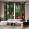 Customizable High Precision Blackout Curtains - Polyester, Digital Print, Sun Protection, Living Room.