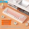 BOW Hangshi GK68 Multicolor Mechanical Keyboard, Stylish Design for Women, Compatible with Office and Laptop Use