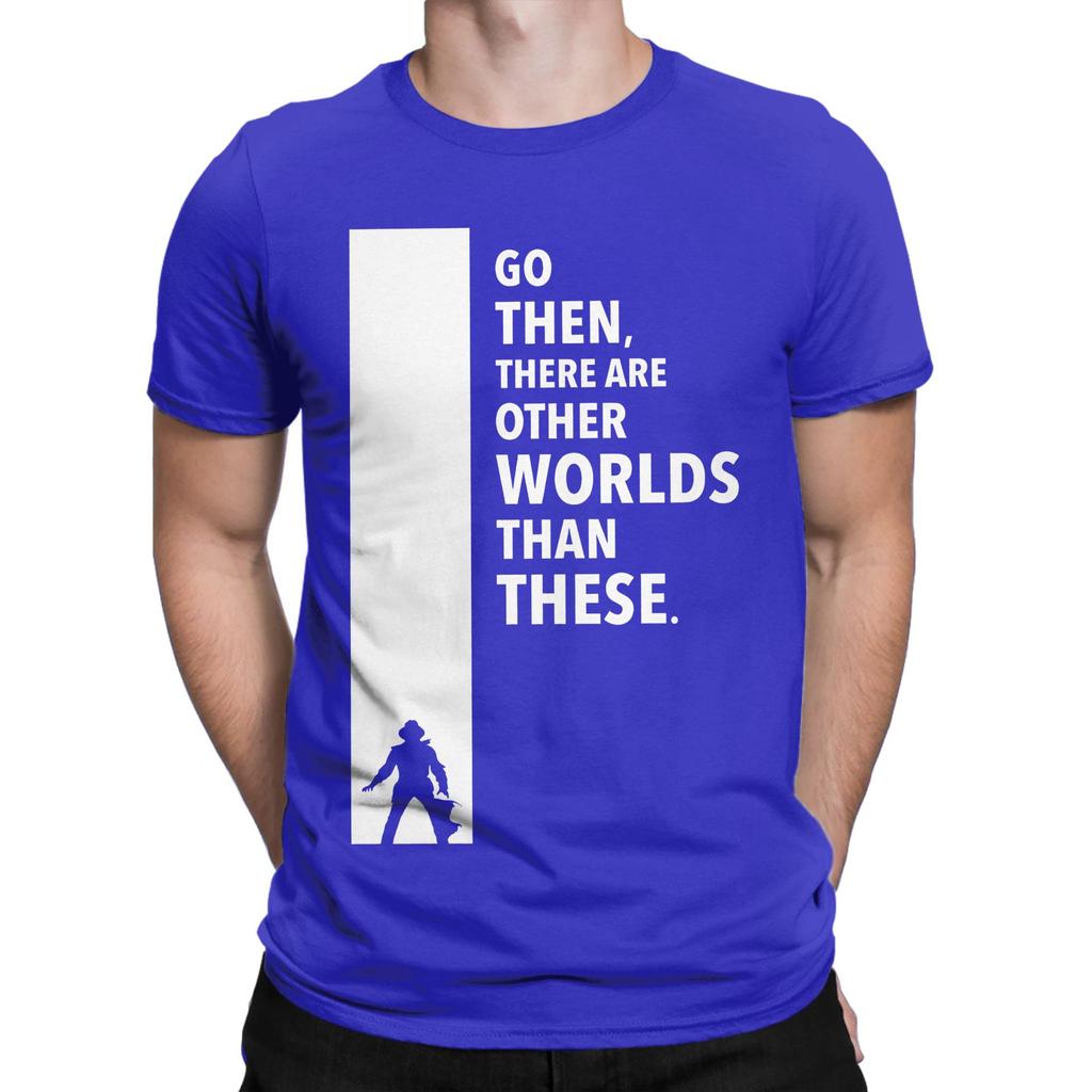 The Dark Tower Worlds white Funny 100 Cotton TShirt The Dark Tower Tees Tops For Unisex