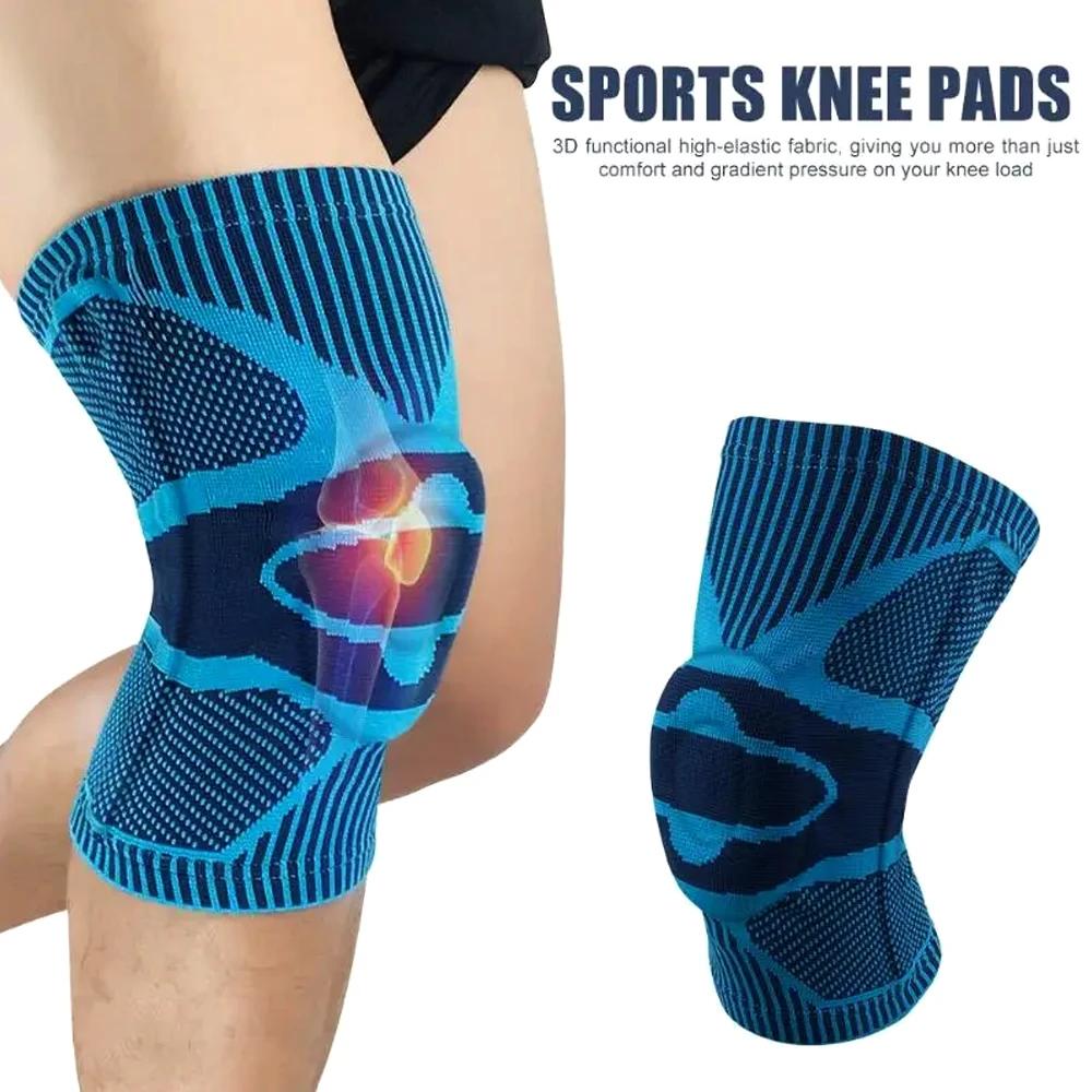 1Pcs Knee Brace Support Compression Sleeves for Arthritis, ACL, Running, Injury Recovery, Basketball and More Sports