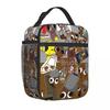 Anime Puella Magi Madoka Magica Heat-keeping Meal Tote Thermal Bag Reusable,Meal Container Comic Big Tote Lunch Box Food Handbags