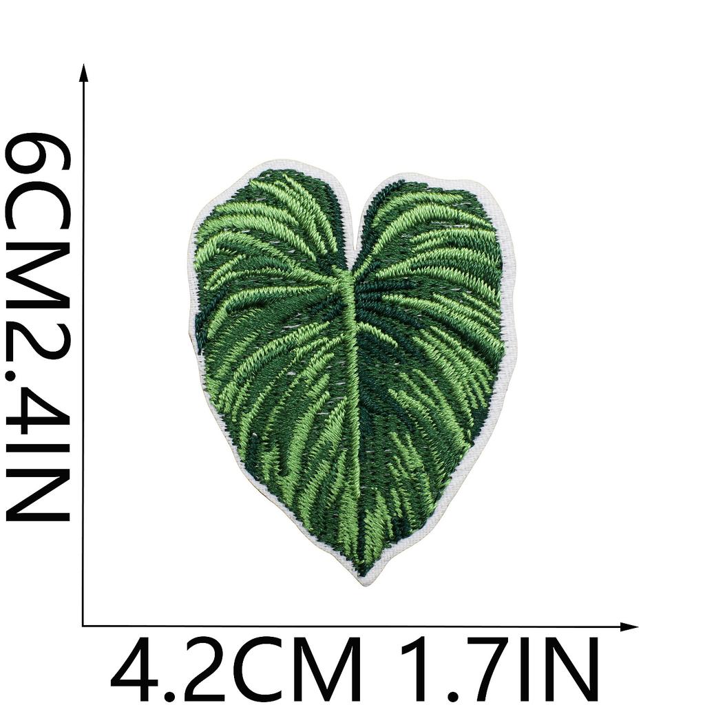 Cabin Embroidery Cloth Sticker Hawaii Travel Decoration Patch Sticker Yay Tree Pineapple Computer Embroidery Patch Flamingo