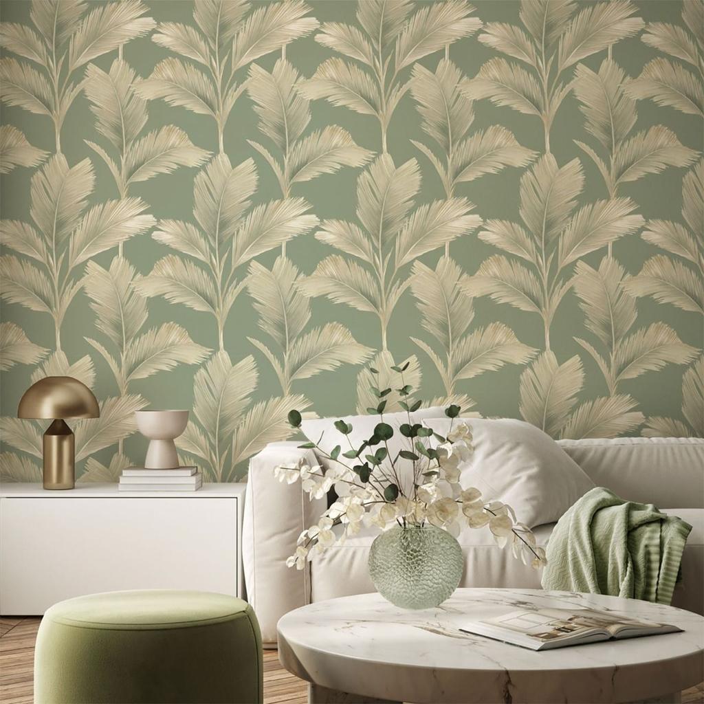 Belgravia Kailani Palm Leaf Wallpaper