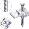 20 Pack Mirror Holder Clips Dlass Retainer Clips Kit Mirror Hanging Kit Mirror Hanging Hardware