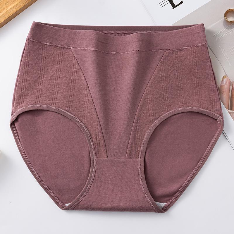 High Waist Plus Size Cotton Panties for Women - Suitable for Middle-Aged and Elderly Moms (200 Jin)
