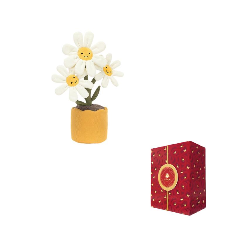 JELLYCAT Fun Plant Series Daisy Flower Cute Doll Plush Doll 34cm High