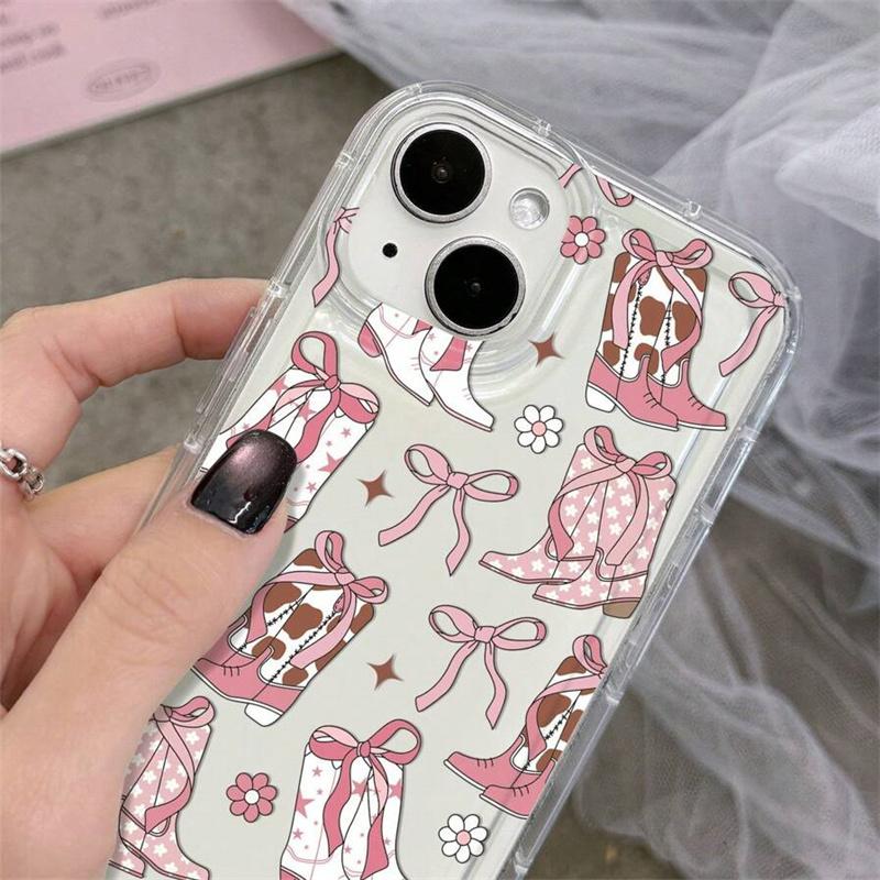 Bohemian Girl Bowknot Phone Case For Mi 11 Lite 5G 14 13T 13 12T 12X 12 Poco F5 X6 X3 Pro Soft Anti Drop Clear Soft Cover