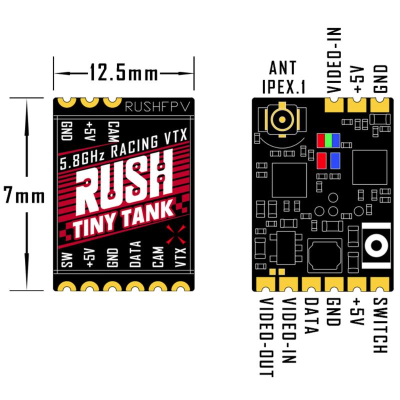 RUSHFPV TINY TANK FPV Video Transmitter