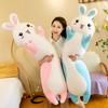 130cm Cute Rabbit Throw Pillow Big Super Soft Pink Rabbit Doll Bed Sleeping Rag Doll Children's Doll Birthday Gift