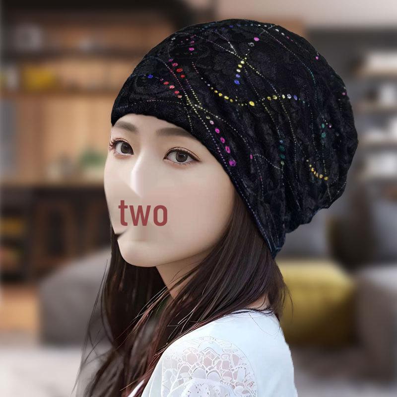 

Женская кружевная шапочка: Весенне-осенняя дышащая шапочка для сна One Size: 56-60 cm