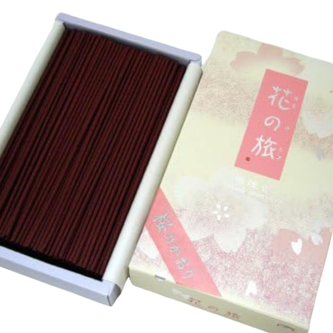 

Butsuen-do Okuno Seimeido Light Smoke Incense [Flower Journey Cherry Blossom] Bulk Packed in a Large Box