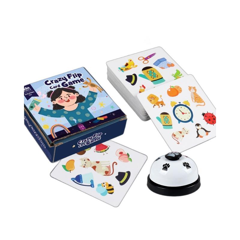 Children'S Fun Board Game Toys Crazy Pair Touch Card Pairing Cognitive Enlightenment Concentration Training Educational Toys