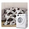 Large Size Cow Printed Cowhide Faux Skin Leather NonSlip Antiskid Mat Carpet for Living Room