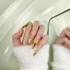Trendy Handmade Bow Press-On Nail Art Stickers: Fashionable, Eye-Catching Style To Brighten Skin
