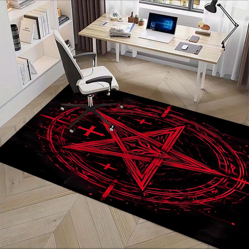 1pc Occultism,Symbolism,Esoteric Office Carpet Soft Polyester Non slip Machine Washable Indoor Carpe