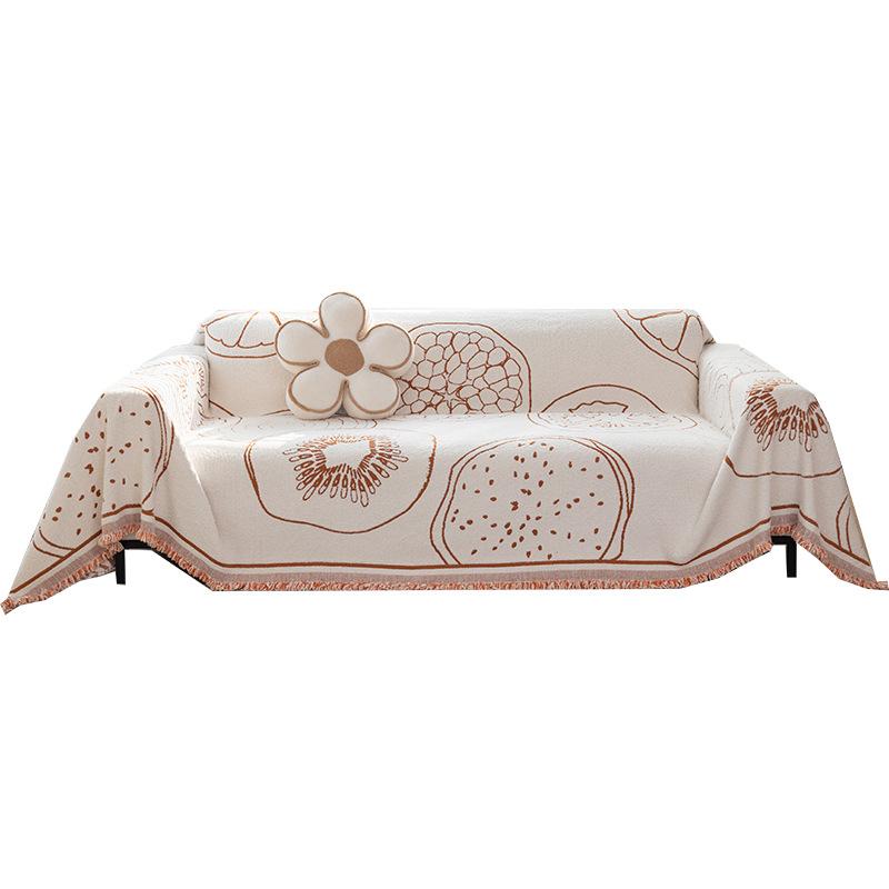 

Полотенце с чехлом на диван, универсальный универсальный чехол с защитой от царапин, универсальный простой плюшевый чехол из пряжи Four Seasons, чехол для диванной подушки, нескользящий чехол, одеяло 180*130