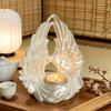 Small Candle Container 3D Printed Angel Wings Tealight Holder, Wing Shape Candlestick, Stand Romantic Ornament for Bedroom Wedding Table Decor Modern