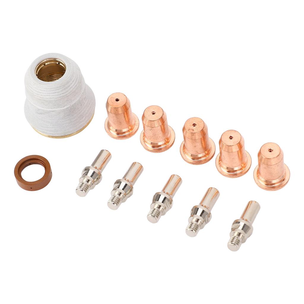 12-teiliges Set 52582 Elektrode 51313 P1.0 Düse 60432 Schutzkappe 60028 Wirbelring für PT 60 IPT 60 IPT