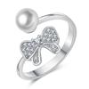 2022 Korean Fashion Women's Diamond Flash Open Ring - Stylish Hollow Design