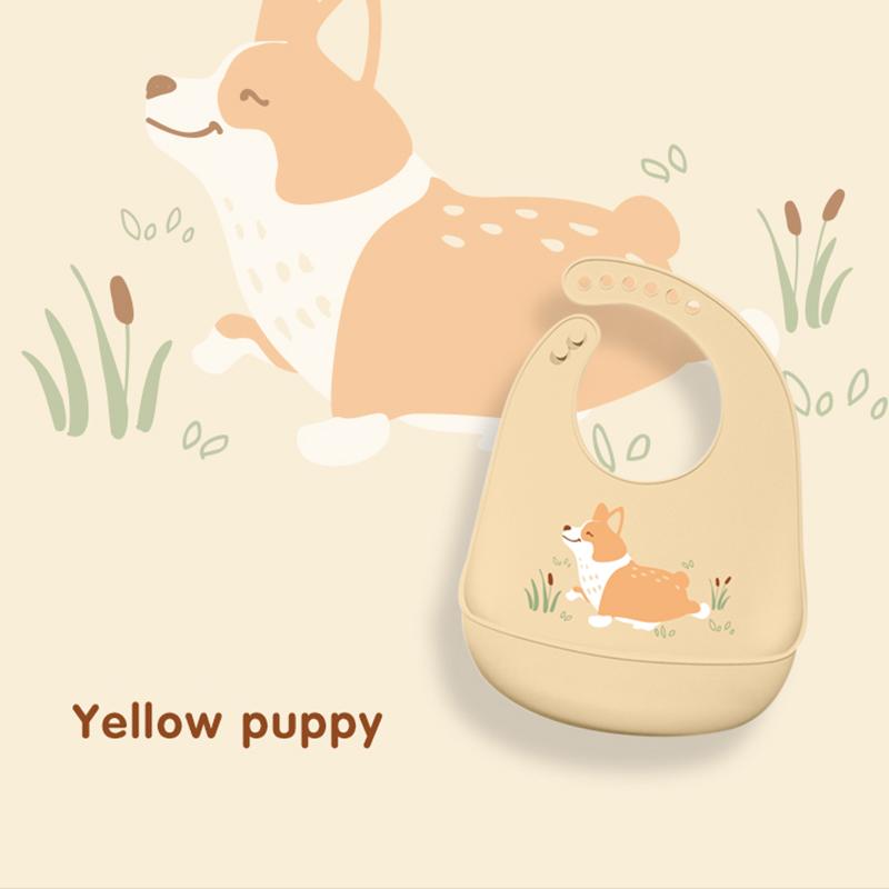 LOFCA 1pc Silicone Bibs For Kids Newborn Baby Bibs Waterproof Silicone Feeding Baby For Toddler Breakfast Feedings Adjustable