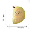 PP Cotton Durian Fruit Shape Plush Toy Detachable Fruit Durian Plush Keyring  Boys and Girls