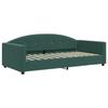 VidaXL Lit de repos vert foncé 100x200 cm velours 354145