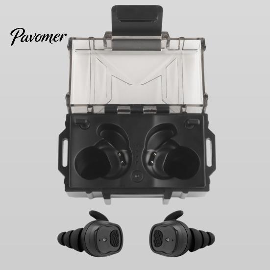 Hunting Gear for Men Women Shoot Ear Protection Earplugs, Bluetooth-compatible Electronic Hearing Earbuds, NRR Ergonomic In-ear 26dB Sound