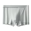 Men's Plus Size Ice Silk Boxer Briefs - High Elasticity and Loose Fit