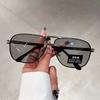 Oversized Vintage Sunglasses Men Women Fashion Polarized Photochromic Shades Eyewear Double Bridge Driving Sun Glasses