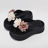 Fashion Flat Shoes Female Rubber Flip Flops Slippers Heels Platform Summer Clogs Woman Pantofle Slides Hawaiian High Beach 2025 Female S