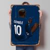 Ousmane Dembélé Tin Plaque Poster Customized Wall Art Retro Vintage Metal Signs for Room Decoration Bedroom Decorations Man Cave