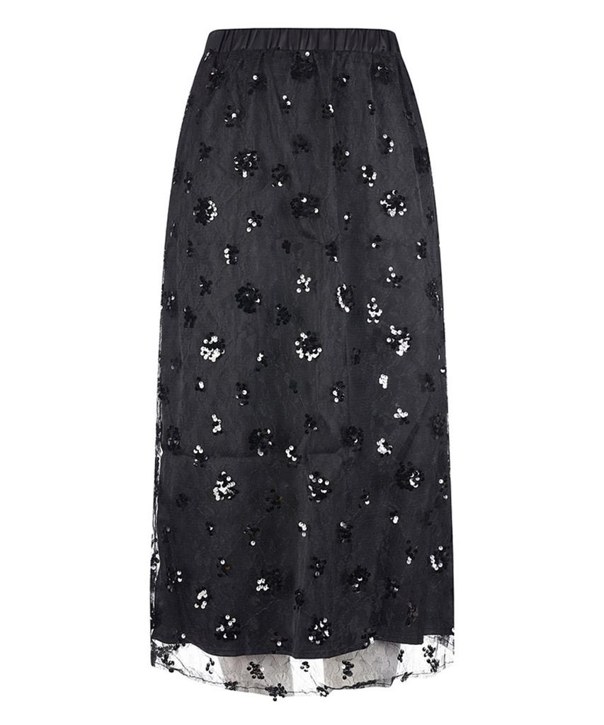 MESENSE Sequin Lace Skirt_Mb44Skmg01Z